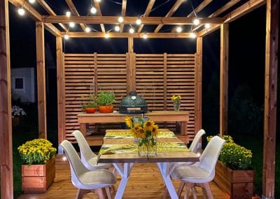 terassivalot ja pergola